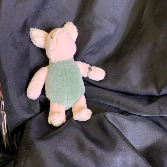 Delicate Silver Tone Ring with Purple Amethyst Colored Stone Size 7 1/2 - Picture 6 of 11